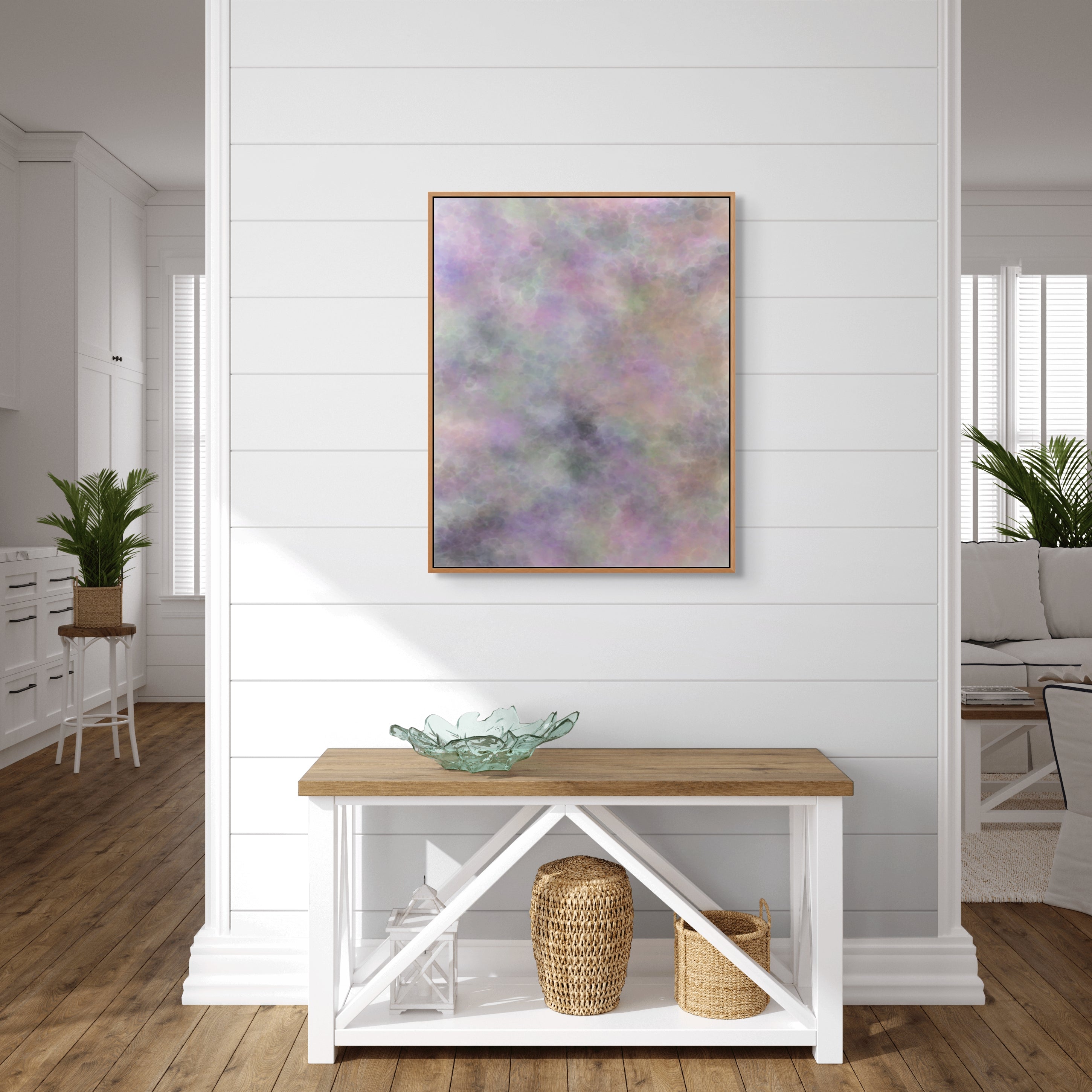 Sapphire Bloom on Velvet No.2