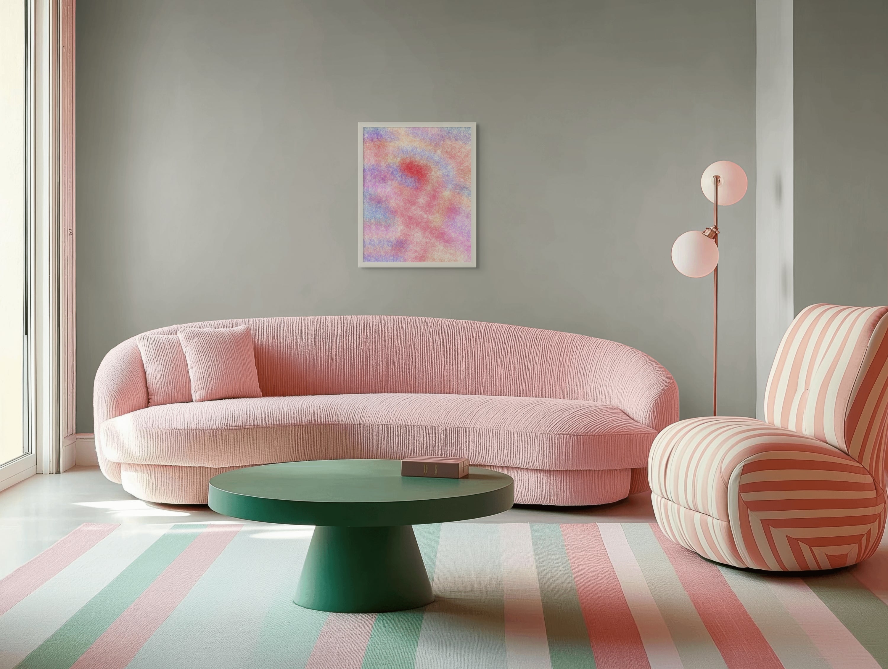 Sapphire Bloom on Velvet No.1