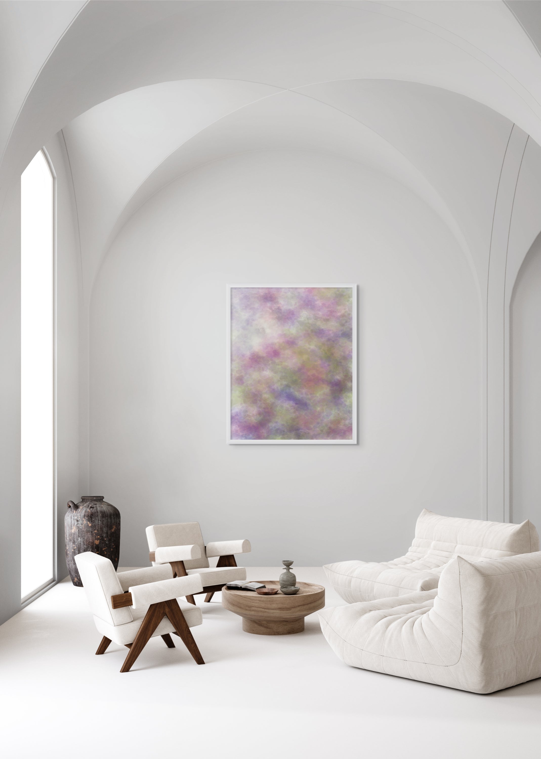 Sapphire Bloom on Velvet No.3