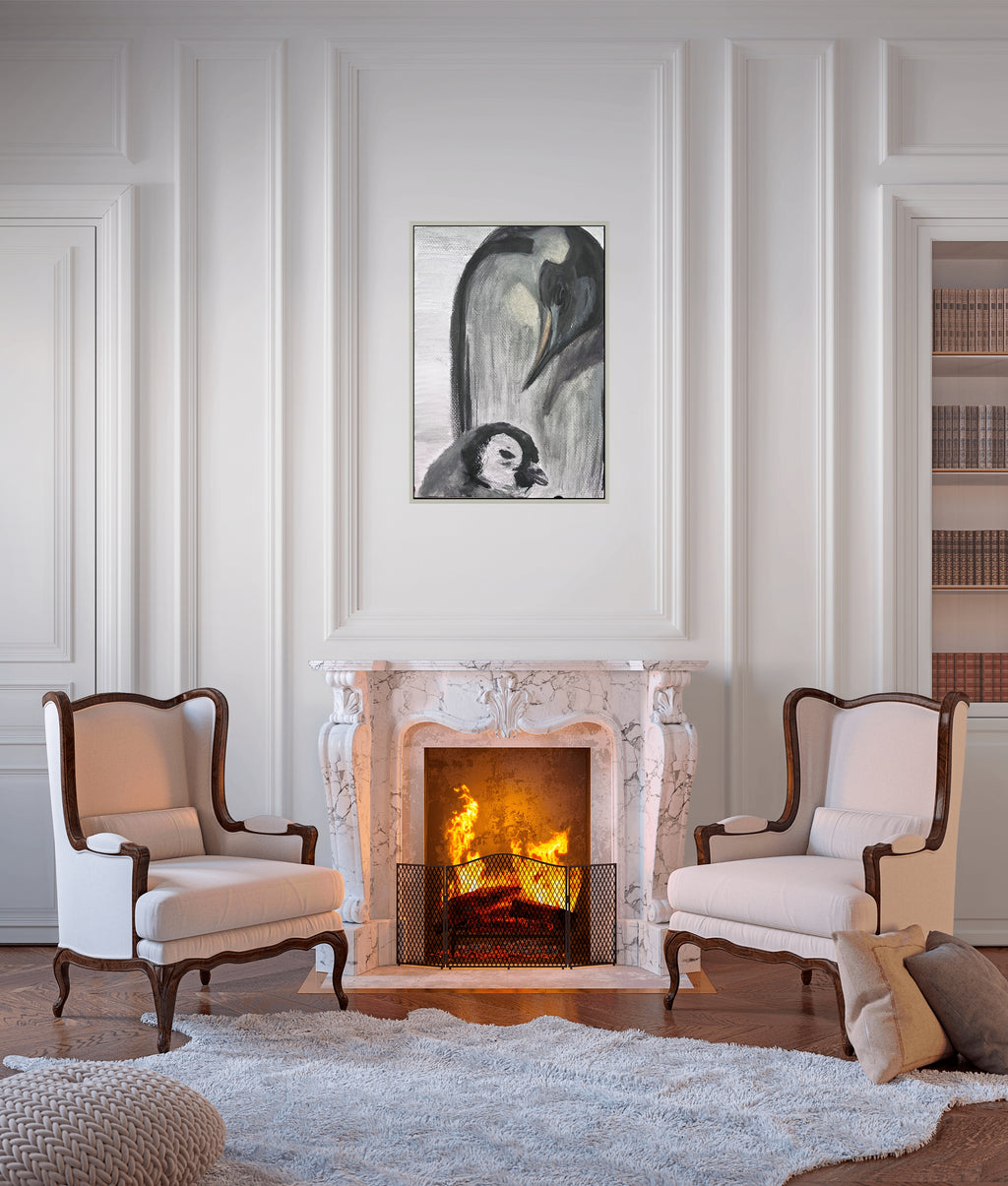Mother & Child | Penguin Diptych