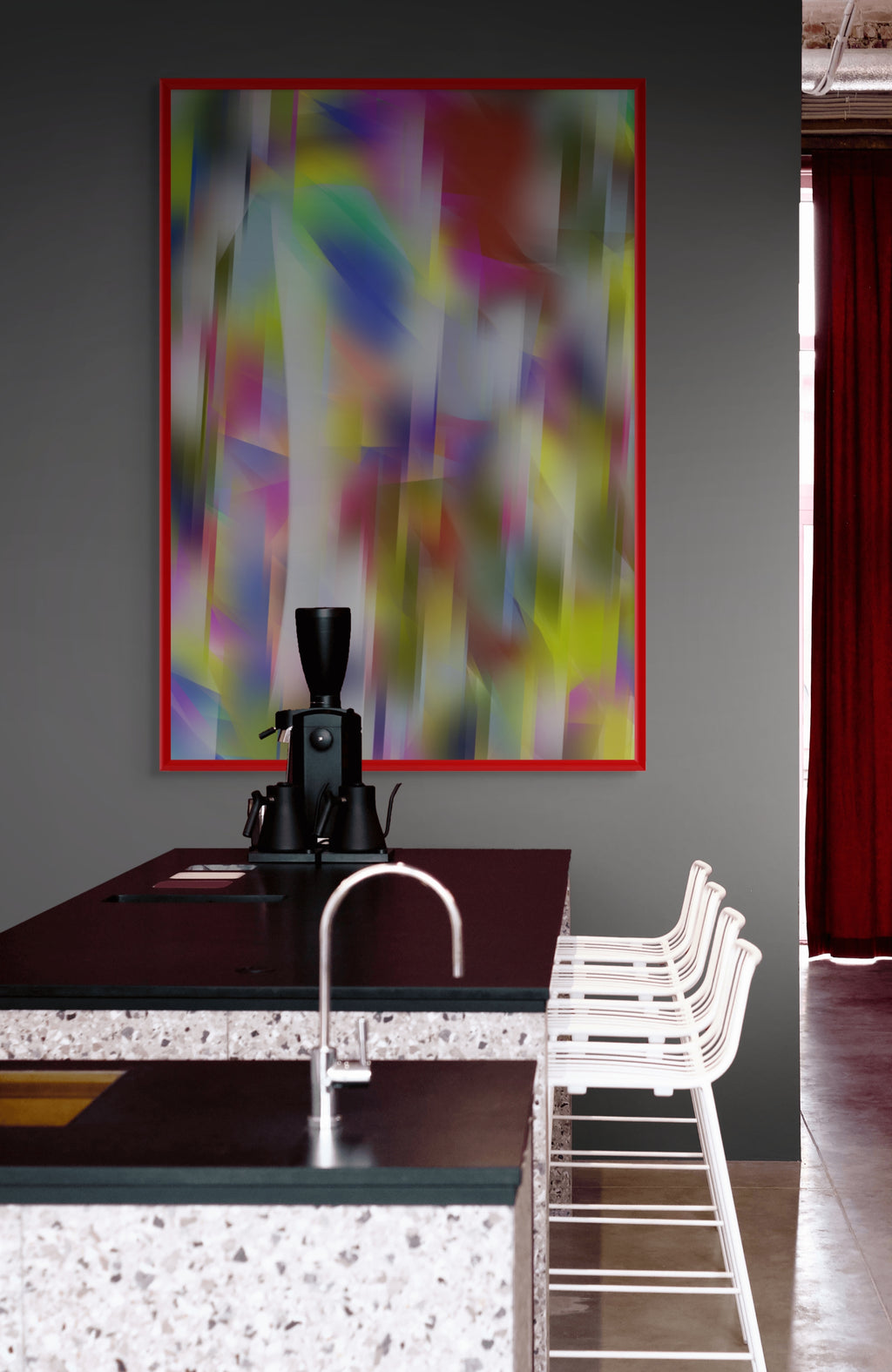 Rosé Pulse | Abstract Art