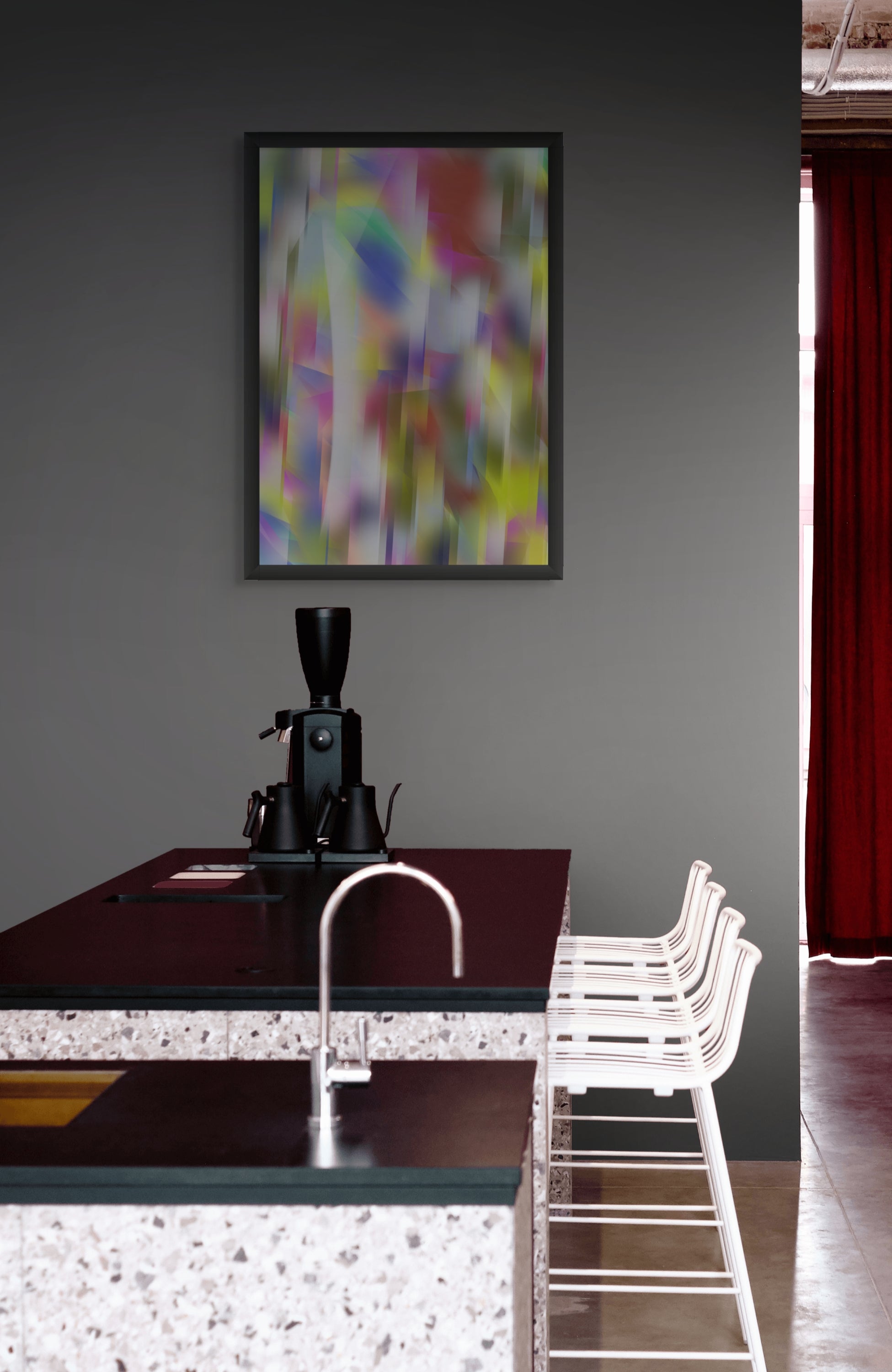 Rosé Pulse | Abstract Art