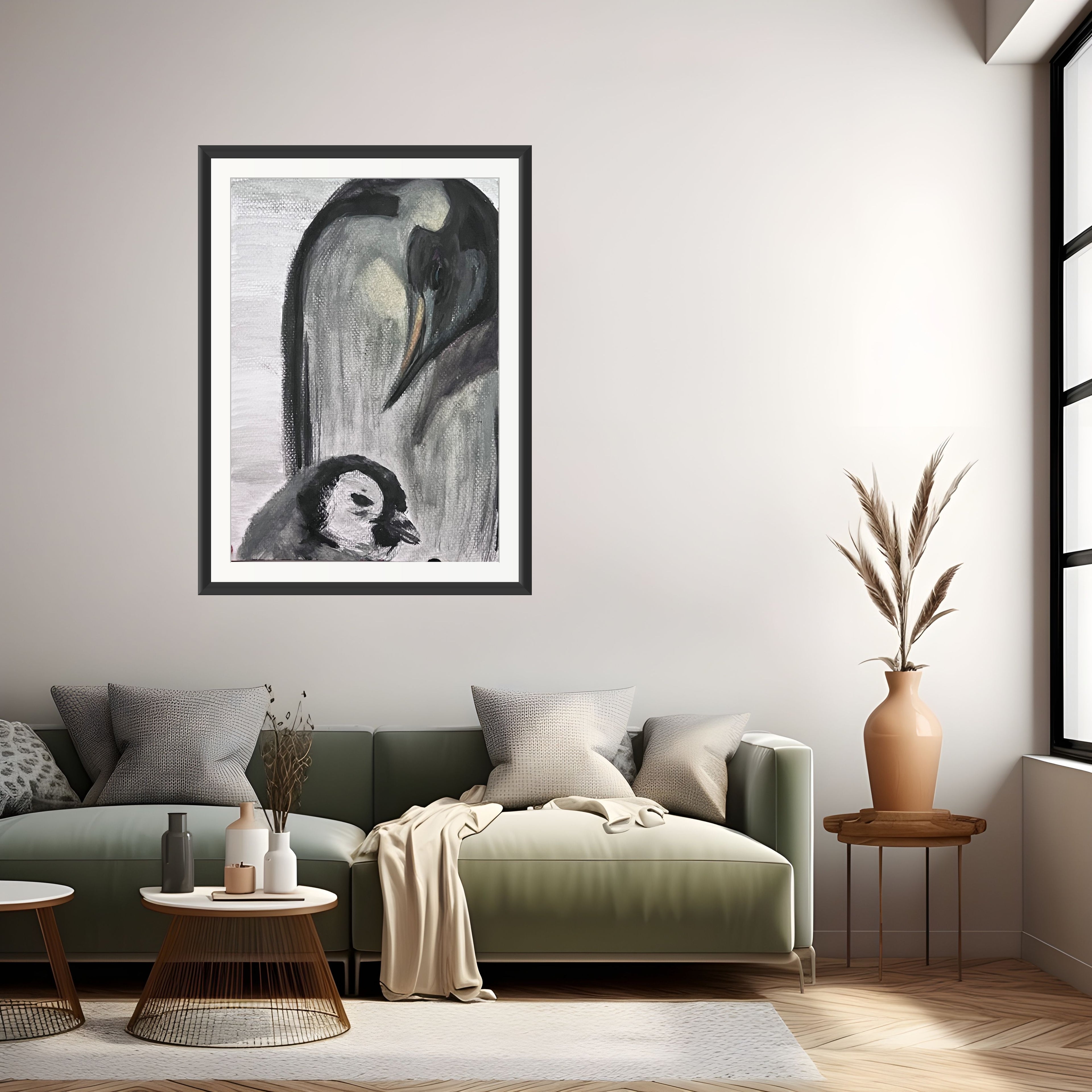 Mother & Child | Penguin Diptych