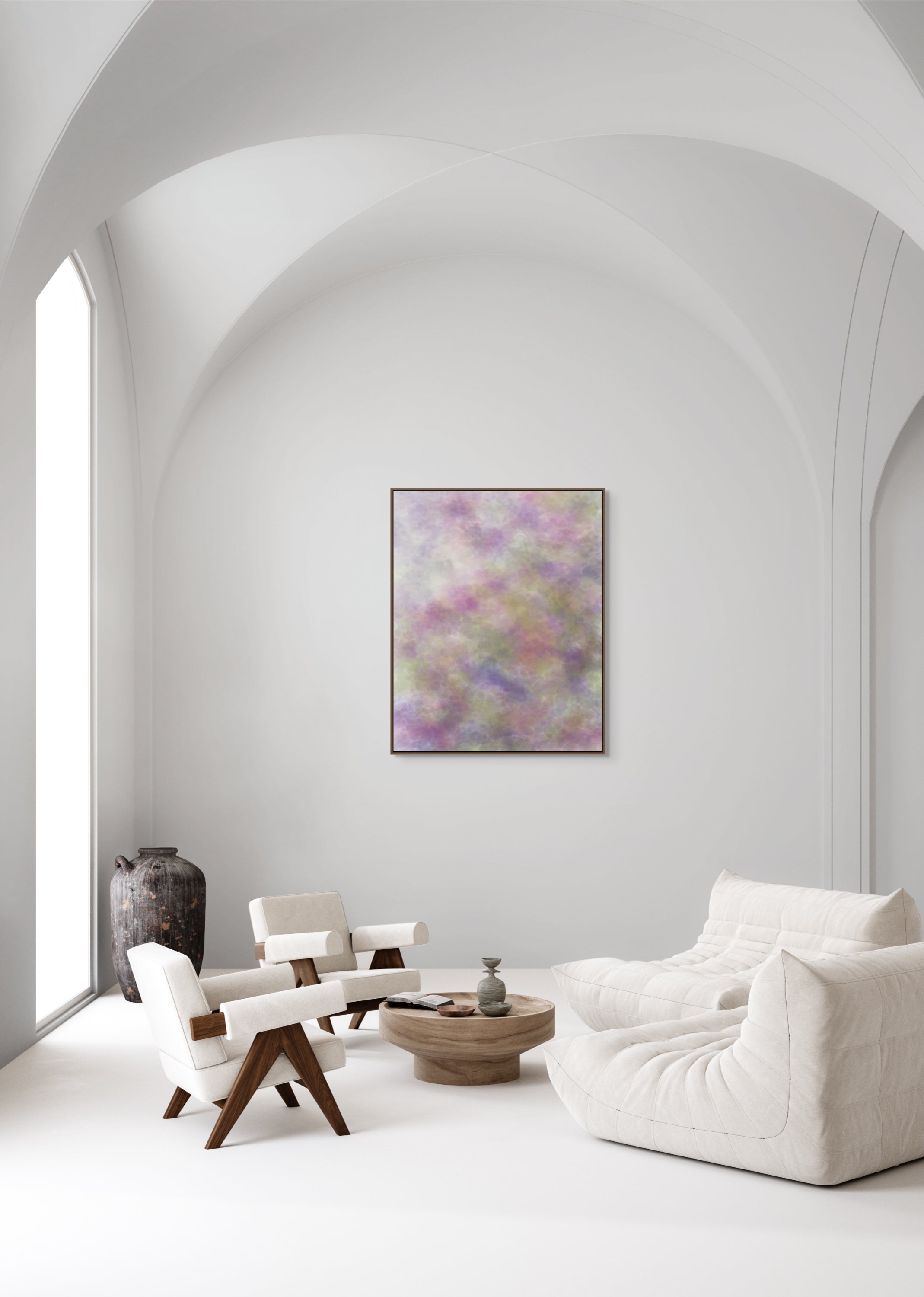 Sapphire Bloom on Velvet No.3