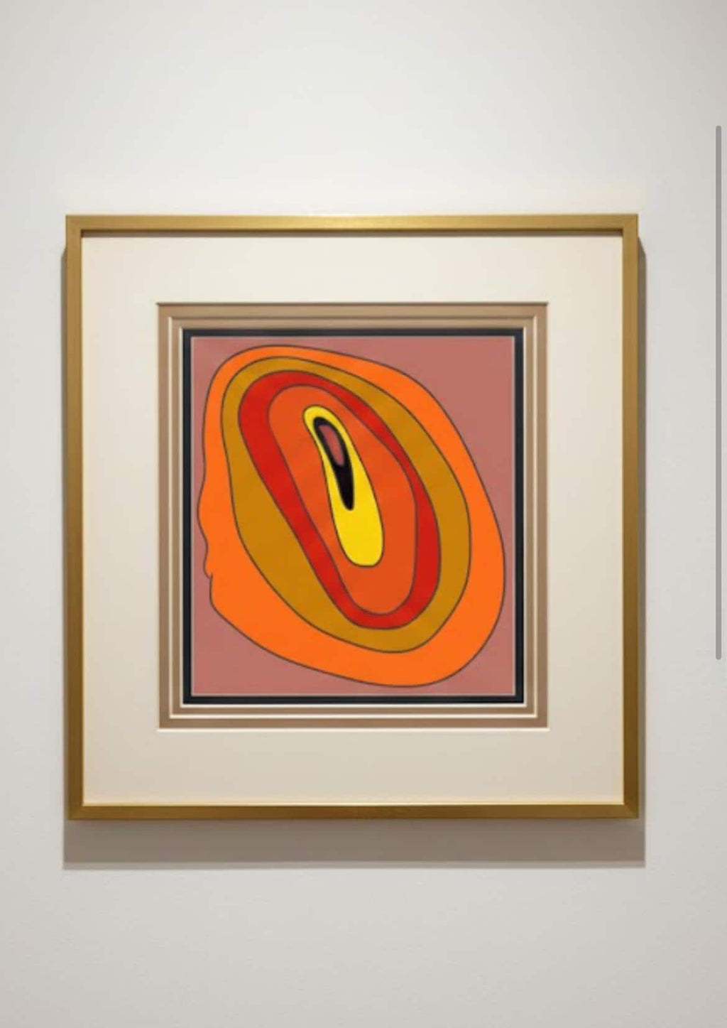 Retro Dalgalar Serisi - Digital Sanat Baskı | Sarı Turuncu Soyut Çizim (Retro Waves - Digital Art Print | Yellow Orange Abstract Drawing)